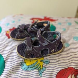 Timberland Purple Kids Shoes with Velcro Straps Size 9US (Toddler Girl)